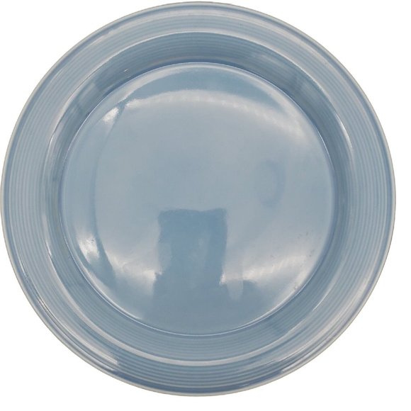 VTG Nancy Calhoun Serving Platter Plates Light Blue‎ 12” Set of 4 - Picture 3 of 8